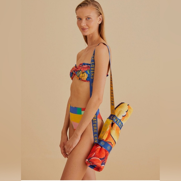 NWT Anthropologie Farm Rio Chicita Beach Towel - Picture 2 of 2